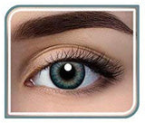 Aryan Monthly Color Contact Lenses  (Turquoise - 2 Lens Pack) - Devi Opticians